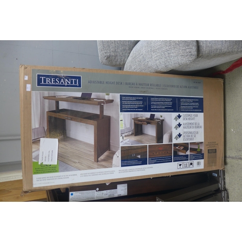 1591 - Wooden Adjustable Desk   Tresanti, boxed, Original RRP - £333.33 + VAT(4163-6) * This lot is subject... 