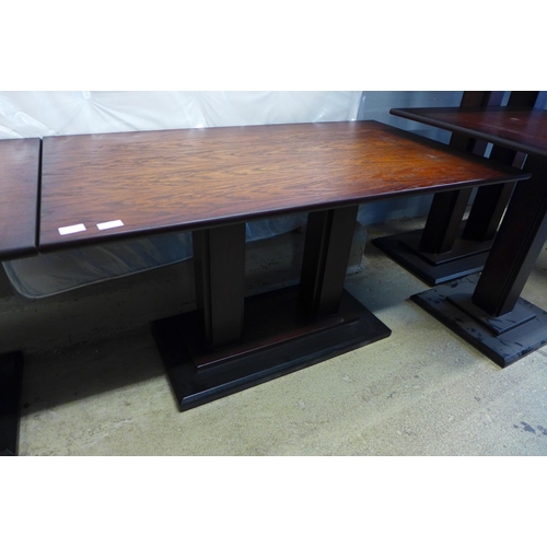 1614 - A stained timber pub table