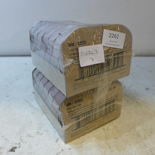 2261 - 24 Rolls of Sellotape in dispensers