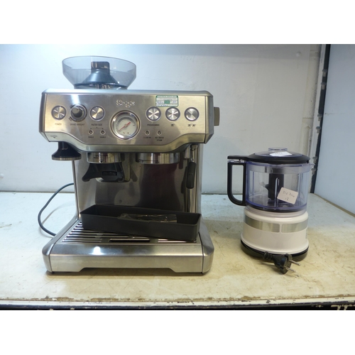 2273 - Sage coffee machine & Kitchen Aid mini blender