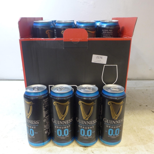 2276 - Box of 32 x 440ml cans of 0.0% Guinness (BFE date July 2023)