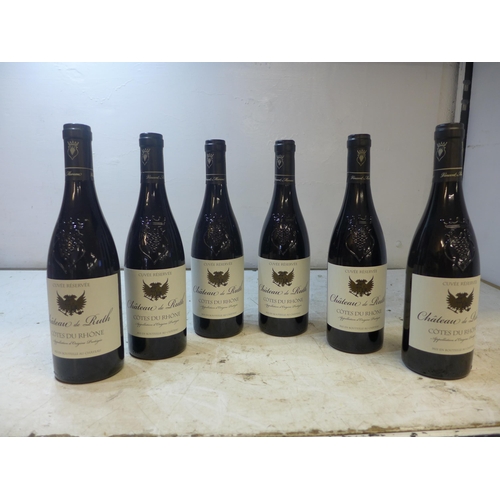 2280 - Six bottles of Chateau De Ruth wine