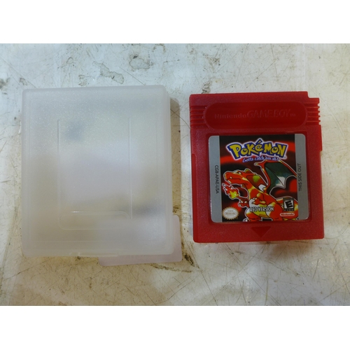 2299 - Pokemon Red Gameboy game