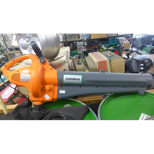 2404 - Extreme 240V garden-blower vac with collector