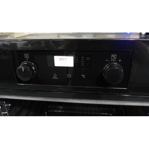 3017 - AEG Single Multifunction Oven - Black  (381-136) * This lot is subject to VAT