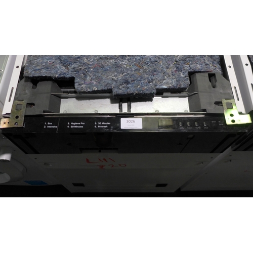 3026 - CDA Integrated Slimline Dishwasher (H820xW448xD550) - model no.:- CDI4121, original RRP £315.83 inc.... 