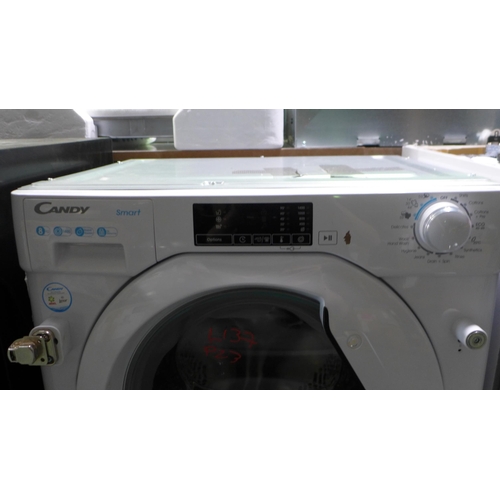 3027 - Candy Smart Integrated Washing Machine (8kg)  (381-137) * This lot is subject to VAT