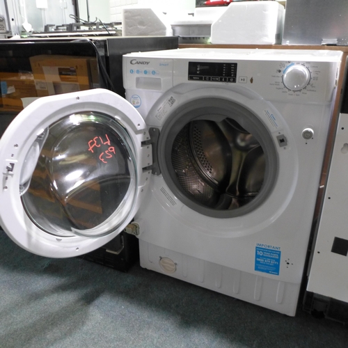 3027 - Candy Smart Integrated Washing Machine (8kg)  (381-137) * This lot is subject to VAT