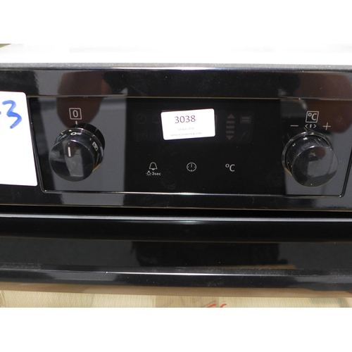 3038 - AEG Multifunction Oven With Steambake (H594xW595xD567) - model no.:- BEB355020B, (381-156,157) * Thi... 