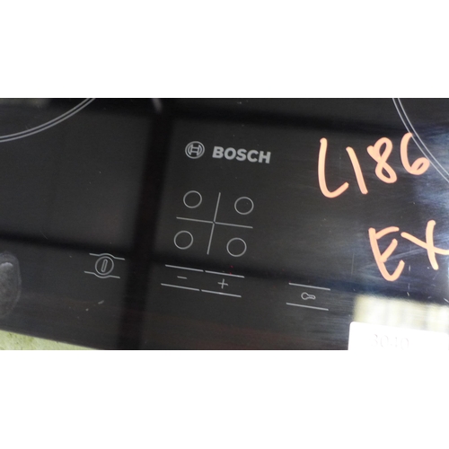 3040 - Bosch ceramic 4 Zone hob   (381-186)    * This lot is subject to vat