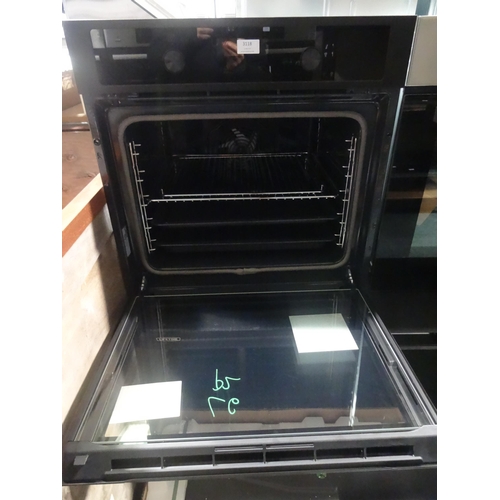 3118 - Zanussi Single Oven - Black - Model: ZOPNA7K1 (H589xW594xD568), original RRP £490.84 inc. VAT * This... 