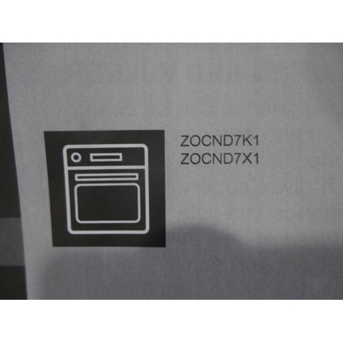 3137 - Zanussi Single Oven (H594xW594xD568) (model no:- ZOCND7K1), original RRP £324.17 inc. VAT * This lot... 