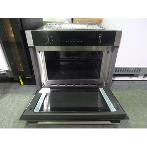 3157 - Neff Compact Combi Microwave Oven (H454xW596xD548) - model no.:- C1AMG84N0B, original RRP £615.83 in... 
