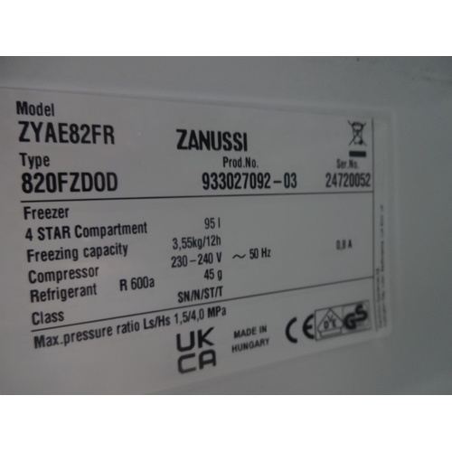 3159 - Zanussi Built-Under Freezer (H815xW596xD550) - model no:- ZYAE82FR, original RRP £349.17 inc. VAT (3... 