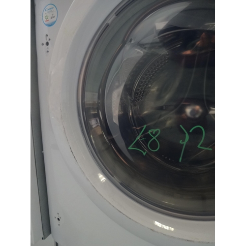 3198 - Candy Integrated Washing Machine (Damaged Knob)(8+5kg) (H820xW600xD525) (model no.:- CBD 48D1E/1-80)... 