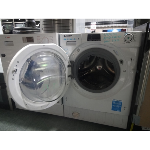 3198 - Candy Integrated Washing Machine (Damaged Knob)(8+5kg) (H820xW600xD525) (model no.:- CBD 48D1E/1-80)... 