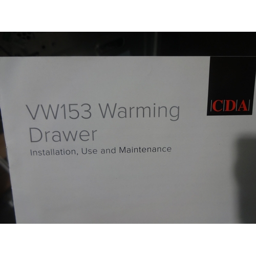 3214 - CDA Warming Drawer - Black (H135xW595xD571), original RRP £274.17 inc. VAT * This lot is subject to ... 