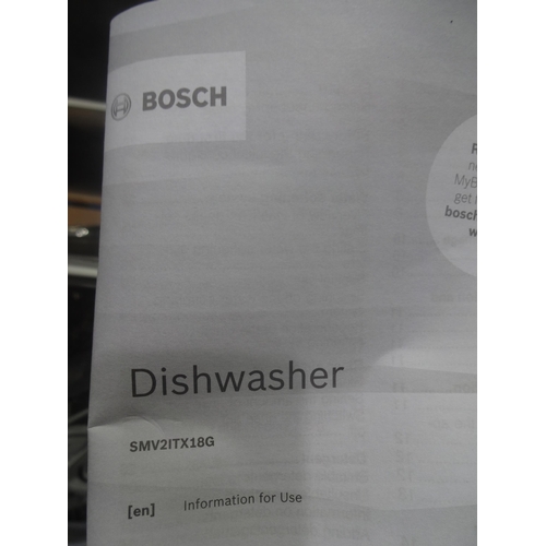 3231 - Bosch Silence Integrated dishwaher ( 383-147)  * This lot is subject to vat