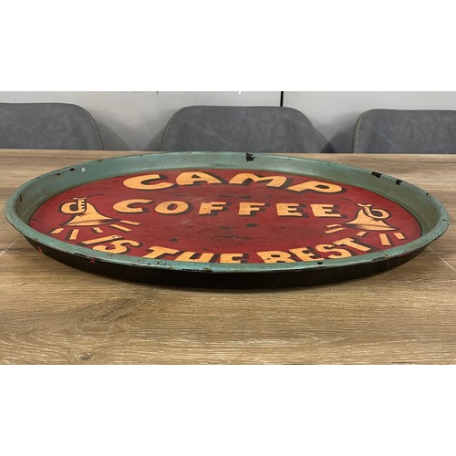 1494 - A Camp Coffee advertisement tray, 511-2 * this lot is subject to VAT