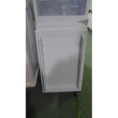 3051 - CDA 50/50 Integrated Fridge Freezer (Frost Free) DAMAGED DOOR & INTERNAL GLASS SHELVES H1772xW540xD5... 