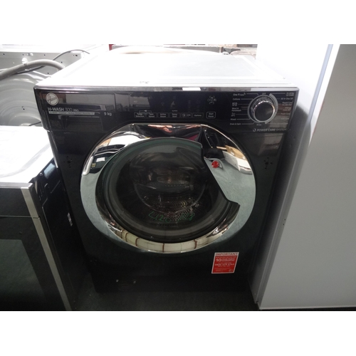 3023 - Hoover H-Wash 300 Pro Integrated Black Washing Machine (9kg) (H820xW600xD525) (model no.:- HBWOS69TA... 