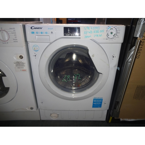 3024 - Candy Integrated Washing Machine (Damaged Knob)(8+5kg) (H820xW600xD525) (model no.:- CBD 48D1E/1-80)... 