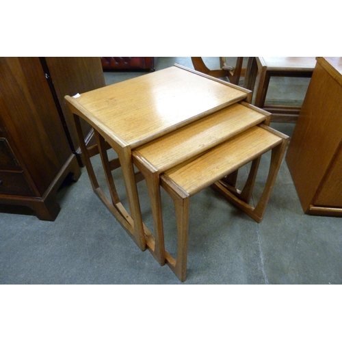 45 - A G-Plan Quadrille teak nest of tables