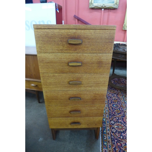 12 - A G-Plan Quadrille teak chest of drawers