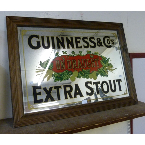 391 - A Guinness & Co. Extra Stout advertising mirror