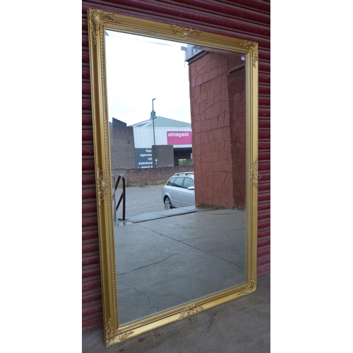 413 - A large gilt framed mirror