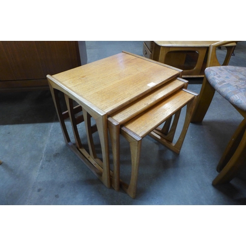 45 - A G-Plan Quadrille teak nest of tables