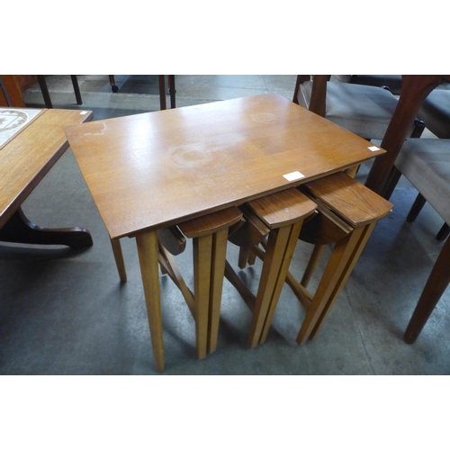 46 - A Poul Hundevad teak nest of tables