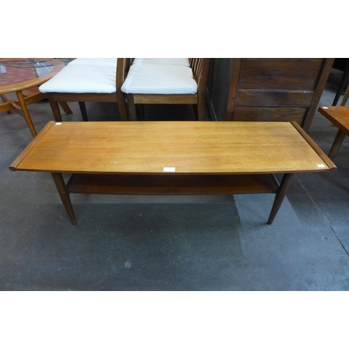 63 - A Myer teak two tier coffee table