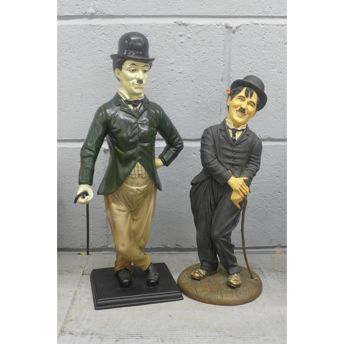 1096 - Two Charlie Chaplin figures **PLEASE NOTE THIS LOT IS NOT ELIGIBLE FOR POSTING AND PACKING**