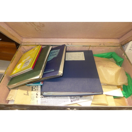 1108 - A case of British and foreign stamps and other 20th Century ephemera **PLEASE NOTE THIS LOT IS NOT E... 