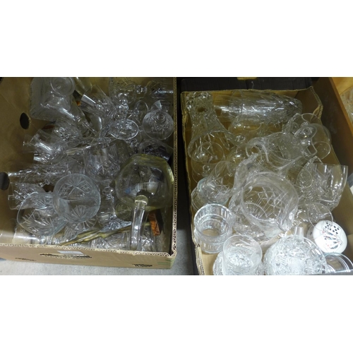 1111 - Three boxes of crystal glassware **PLEASE NOTE THIS LOT IS NOT ELIGIBLE FOR POSTING AND PACKING**