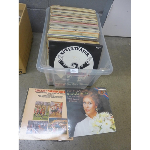 1124 - 111 LPs, assorted genres **PLEASE NOTE THIS LOT IS NOT ELIGIBLE FOR POSTING AND PACKING**