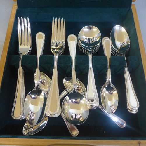 680 - A Viners canteen of silver plated cutlery