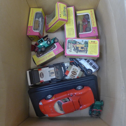 712 - Approximately 18 Matchbox Superkings and other die-cast model vehicles