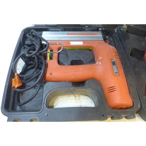 2025 - Tacwise Master Nailer 500EL Pro Nailgun and Tacwise ML06444 Finisher Nailgun