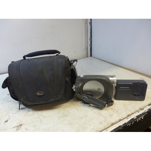 Panasonic digital camcorder 30x optical zoom VDRD100 in case