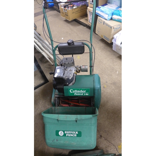 2429 - Suffolk punch self propelled petrol-driven lawnmower w