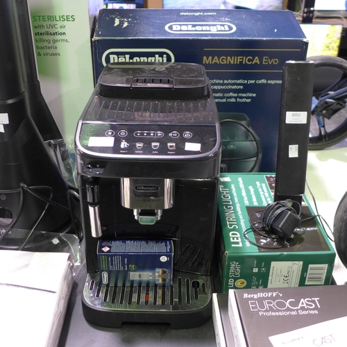 3053 - Delonghi Bean To Cup Magnifica Evo Coffee Machine (model:- ECAM290.22.B), original RRP £284.99 + VAT... 