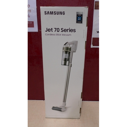 3067 - Samsung Jet 70 Complete Vacuum Cleaner With Battery And Charger, original RRP £299.99 + VAT (286-99)... 