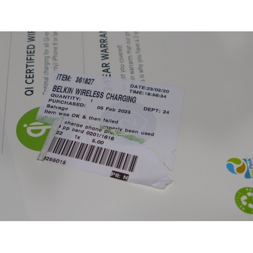 3081 - Belkin Wireless 10w Charging Pads (2 Pack) (286-20) * This lot is subject to VAT