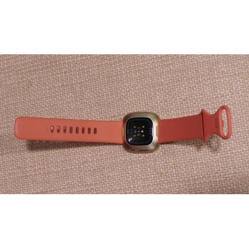 3084 - Fitbit Versa 3 (Pink/Gold), original RRP £144.99 + VAT (284-214/813) * This lot is subject to VAT