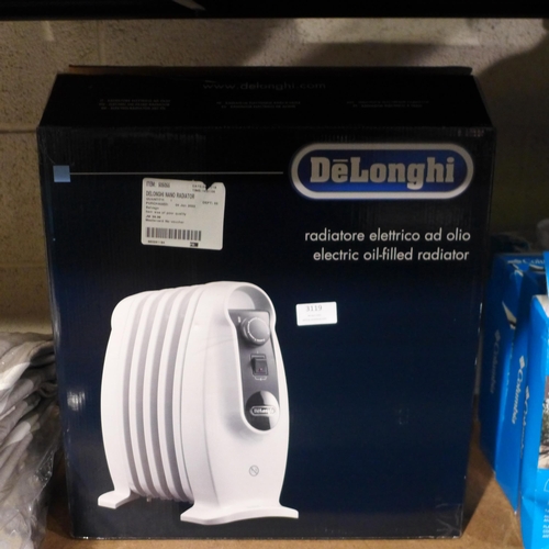 3119 - Delonghi Nano Radiator (model:- TRNS0505M) (286-94) * This lot is subject to VAT