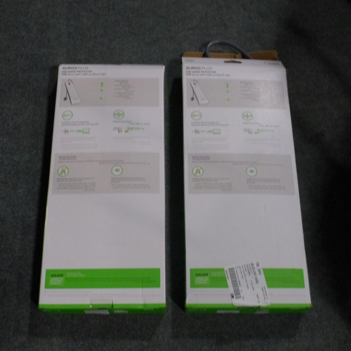 3122 - 2 Belkin 8-Way Socket Surge Protectors (286-74,75) * This lot is subject to VAT