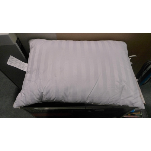 3147 - Two Hotel Grand Down Roll Jumbo Pillows (286-132) * This lot is subject to VAT