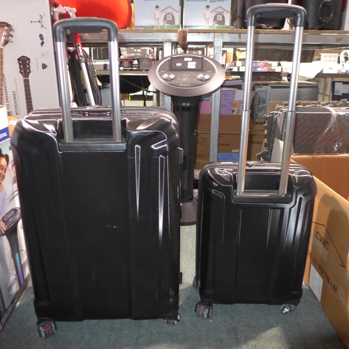 3163 - Samsonite Endure Hardside Black Case Set, original RRP £134.99 + VAT (286-82) * This lot is subject ... 